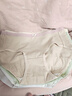 雅鹿內(nèi)褲女士純棉10A抑菌100%棉襠中腰女生內(nèi)褲日系女內(nèi)褲三角褲5條L 曬單實拍圖