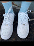 NIKE 官方正品 AIR FORCE 1 LE (GS) 兒童空軍一號(hào)低幫純白休閑運(yùn)動(dòng)鞋 DH2920-111 38 曬單實(shí)拍圖