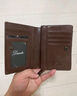 GIOIO日本進(jìn)口品牌2025新款男士錢(qián)包真皮短款拉鏈卡包復古牛皮駕駛證錢(qián) 復古咖啡色(頭層牛皮防盜刷) 曬單實(shí)拍圖