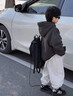 班尼路童裝兒童褲子秋季男童校園衛(wèi)褲2025新款套裝中大童長褲男孩運(yùn)動(dòng)褲 灰 140 曬單實(shí)拍圖