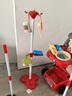 楪嫦德國兒童掃地過(guò)家家玩具仿真掃帚拖把簸箕工具套裝3-6歲早教禮物 【紅】打掃8件套【掃把+清潔刷】 曬單實(shí)拍圖