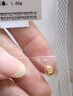 領(lǐng)豐金（LING FENG GOLD）AU9999黃金豆豆足金投資金豆子送女友送媽媽送小孩禮物儲備金擺件 1g 曬單實(shí)拍圖