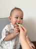 馬博士指套牙刷嬰兒硅膠手指套牙刷1-3歲寶寶乳牙刷牙齒舌苔清潔器綠色 曬單實(shí)拍圖