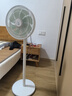 鉆石牌（DIAMOND） 風(fēng)扇落地扇電風(fēng)扇家用客廳電風(fēng)扇宿舍立式小型迷你電風(fēng)扇搖頭大風(fēng)量強力商用電風(fēng)扇小型 【一級能效】直流變頻機械款/白色 曬單實(shí)拍圖