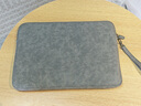 泰克森筆記本內膽包14英寸適用華為蘋(píng)果macbook聯(lián)想16女平板電腦保護套 可拆手提-灰色-羊巴皮+絨毛減震 15-15.6-16英寸 曬單實(shí)拍圖