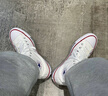 匡威（Converse）官方 All Star男女簡(jiǎn)約休閑板鞋高幫鞋小白鞋159484C 159484C 41 曬單實(shí)拍圖