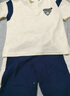 唐獅童裝男童夏季POLO套裝帥氣撞色春秋學(xué)院風(fēng)校服套裝 藏青色 160 曬單實(shí)拍圖