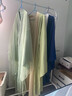 漢服中國風(fēng)直裾全套女古裝衣服古風(fēng)舞蹈改良裙子魏晉風(fēng)大袖衫套裝 藍色大袖衫 S 曬單實(shí)拍圖