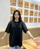 MLB YYDS短袖T恤男女裝25年夏季新款ny寬松時(shí)尚半袖小logo休閑打底衫衣服 紐約洋基隊(duì)/黑色 L 175/96A 曬單實(shí)拍圖