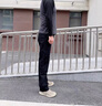 CAIDEN KETCH品牌男裝牛仔褲男士2025新款寬松直筒商務(wù)休閑男褲柔軟透氣褲子 黑灰色 32 腰圍2尺5 曬單實(shí)拍圖