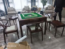 朗拓高檔中式麻將機(jī)全自動(dòng)麻將桌餐桌兩用一體多功能實(shí)木棋牌桌椅套裝木韻/1桌4椅2茶幾/旗艦直升機(jī) 曬單實(shí)拍圖