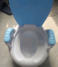 小哈倫兒童馬桶嬰兒坐便器嬰幼兒尿盆小孩寶寶小便器3D軟墊坐墊天藍 曬單實(shí)拍圖
