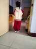 G.DUCKKIDS童裝女童春裝套裝兒童衣服女孩春秋季亮片兔子棒球服外套寶寶秋裝 粉色【紅袖亮片兔子款】 110 尺碼4~5歲【100-110cm】 曬單實(shí)拍圖