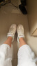 斯凱奇（Skechers）斑斕面包鞋女鞋秋季百搭板鞋厚底增高通勤時(shí)尚休閑鞋177782 曬單實(shí)拍圖