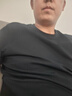 京東京造【10A抗菌】男士短袖t恤衫男女同款白小T蘇超定制 黑色XL 曬單實(shí)拍圖