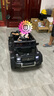 福兒寶（FUERBAO）奔馳授權(quán)兒童電動車六驅(qū)可坐大人遙控玩具車小孩寶寶雙人越野送禮 六驅(qū)黑+雙油門+雙皮座+后備箱 曬單實拍圖