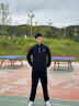 李寧（LI-NING）羽毛球服運動(dòng)長(cháng)袖套裝男女官方正品新款衛衣訓練長(cháng)褲AWEV021 AWEV021 黑色 男女同款 L (175) 曬單實(shí)拍圖