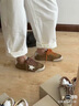 Golden Goose【七夕禮物】Golden Goose男女True-Star雙色鞋帶內(nèi)增高臟臟鞋 棕色（女款） 36 曬單實(shí)拍圖