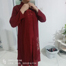 俞兆林（YUZHAOLIN）婚禮媽媽裝2025新款喜婆婆婚宴禮服春秋裝闊太太旗袍連衣裙兩件套 RL-9239 紅色【兩件套】 3XL 【建議120-135斤】 曬單實(shí)拍圖