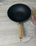 京東京造 精鐵炒鍋 鐵鍋炒菜 明火專用鐵鍋【健康無涂層】32cm帶蓋 曬單實(shí)拍圖