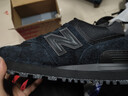NEW BALANCE NB官方25新款男鞋女鞋復古百搭舒適低幫厚底休閑鞋574LG系列 黑色 U574LGMT 41.5 (腳長(cháng)26cm) 曬單實(shí)拍圖