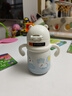 babycare小白熊兒童保溫杯嬰幼兒寶寶水杯幼兒園1-3歲學(xué)飲吸管杯外出水壺 贈(zèng)直通吸嘴-把手款 柔霧藍(lán) 300ml 曬單實(shí)拍圖