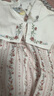 OAK FAMILY夏季2025新品女童無(wú)袖連衣裙大翻領(lǐng)寶寶裙子 花夢(mèng)里 80 cm 曬單實(shí)拍圖