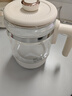 美的（Midea）全玻璃養(yǎng)生壺全自動燒水壺母嬰恒溫電熱水壺花茶壺全包裹護底防碎1.5L MK-YS15B201 曬單實拍圖
