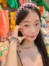 伊凡迪純銀鍍金和田玉手鏈女生雙層手串七夕情人節(jié)生日禮物送女朋友老婆 綠幽靈櫻花手鏈【精美禮盒，順豐快遞】 曬單實(shí)拍圖