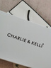 CHARLIE&KELLI CK品牌包包女包2025新款簡約女士錢包百搭小巧錢包生日禮物女 黑色 曬單實拍圖