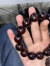 乘鯉印度小葉紫檀手串男女款多滿(mǎn)金星文玩佛珠手鏈高油密老料15mm 曬單實(shí)拍圖