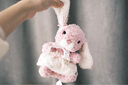 Jellycat粉色郁金香甜美小兔公仔動物毛絨玩偶送禮娃娃生日七夕情人節(jié)禮物 粉色 One Size 曬單實拍圖