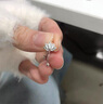 芯奢純銀S999足銀蓮花流蘇耳環(huán)女防掉耳釘女2025年新款養耳洞不易過(guò)敏 蓮花流蘇螺絲耳環(huán)-銀色-1對裝 曬單實(shí)拍圖