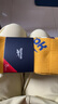 銳步（Reebok）秋冬款5A防臭抗菌運(yùn)動(dòng)襪中筒襪透氣吸汗潮流高筒護(hù)耳籃球襪跑步襪 黑+灰+黃+黃+白 曬單實(shí)拍圖
