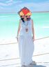 素織錦辣妹裙子套裝夏季女裝度假風(fēng)海邊穿搭兩件套氣質(zhì)吊帶背心白色長(cháng)裙 吊帶背心+寬松闊腿褲【白色】 L 【推薦體重105-130斤】 曬單實(shí)拍圖