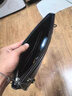 ANYSMIC奢侈高檔品牌男士手拿包男真皮時(shí)尚男包信封手袋牛皮橫款手抓 黑色 曬單實(shí)拍圖