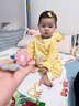 迪士尼（Disney）嬰兒衣服春秋款連體衣純棉新中式中國風(fēng)洋氣小月齡百天寶寶滿月服 中國黃【四季款國風(fēng)連體衣】 59cm 建議0-3月 體重9-12斤 曬單實(shí)拍圖