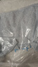 百圖betu女裝春夏新款襯衫撞色拼接條紋長(zhǎng)袖襯衫上衣女2403T43 藍(lán)白條 L 曬單實(shí)拍圖