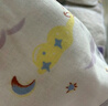 babycare初生嬰兒全棉抱被安撫調(diào)溫產(chǎn)房新生兒包被咘咘熊月光藍90*90 曬單實拍圖
