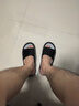 回力運動(dòng)拖鞋男士家居浴室防滑一字拖外穿沙灘涼鞋 HL3952 黑灰 42-43 曬單實(shí)拍圖