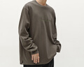 森馬（Semir）×RYO藝術(shù)家系列長袖T恤男上衣冬季情侶裝oversize潮101724101201 曬單實(shí)拍圖