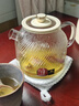 World Kitchen康寧養生壺全玻璃恒溫壺煮茶壺煮茶器1L辦公室必備家用花茶壺燉煮燒水壺電熱水壺煮水壺（標準款） 曬單實(shí)拍圖