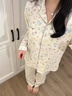童趣Kitty可愛休閑棉質(zhì)睡衣女春夏新軟萌印花家居服生日禮物禮盒 童趣Kitty棉 L 曬單實拍圖