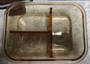美麗雅高硼硅玻璃飯盒1040ml三分隔 上班族帶飯可微波爐保鮮便當盒 曬單實(shí)拍圖