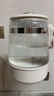 美的（Midea）全玻璃養(yǎng)生壺全自動燒水壺母嬰恒溫電熱水壺花茶壺全包裹護底防碎1.5L MK-YS15B201 曬單實拍圖