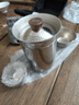 鳴盞雙層純鈦旅行茶具套裝快客杯便攜戶(hù)外功夫茶具露營(yíng)泡茶壺父親節禮 曬單實(shí)拍圖