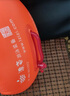 浪姿（LangZi） 跟屁蟲成人游泳裝備救生球游泳圈戶外冬泳安全雙氣囊加厚浮漂 橘色F-803航空氣嘴跟屁蟲 曬單實拍圖