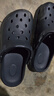 名創(chuàng)優(yōu)品（MINISO）洞洞鞋男女夏季外穿涼鞋防滑厚底踩屎感包頭涼拖鞋 黑色+海洋星星 曬單實拍圖