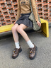 星期六女鞋厚底樂福鞋女2025秋季新款小皮鞋子女英倫風(fēng)復(fù)古單鞋 黑色 37 (235mm) 標(biāo)準(zhǔn)碼 曬單實拍圖
