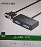 綠聯(lián)KVM切換器二進(jìn)一出VGA切換器 電腦主機切屏兩臺電腦共用一臺顯示器支持鍵盤(pán)鼠標打印機共享器90490 曬單實(shí)拍圖